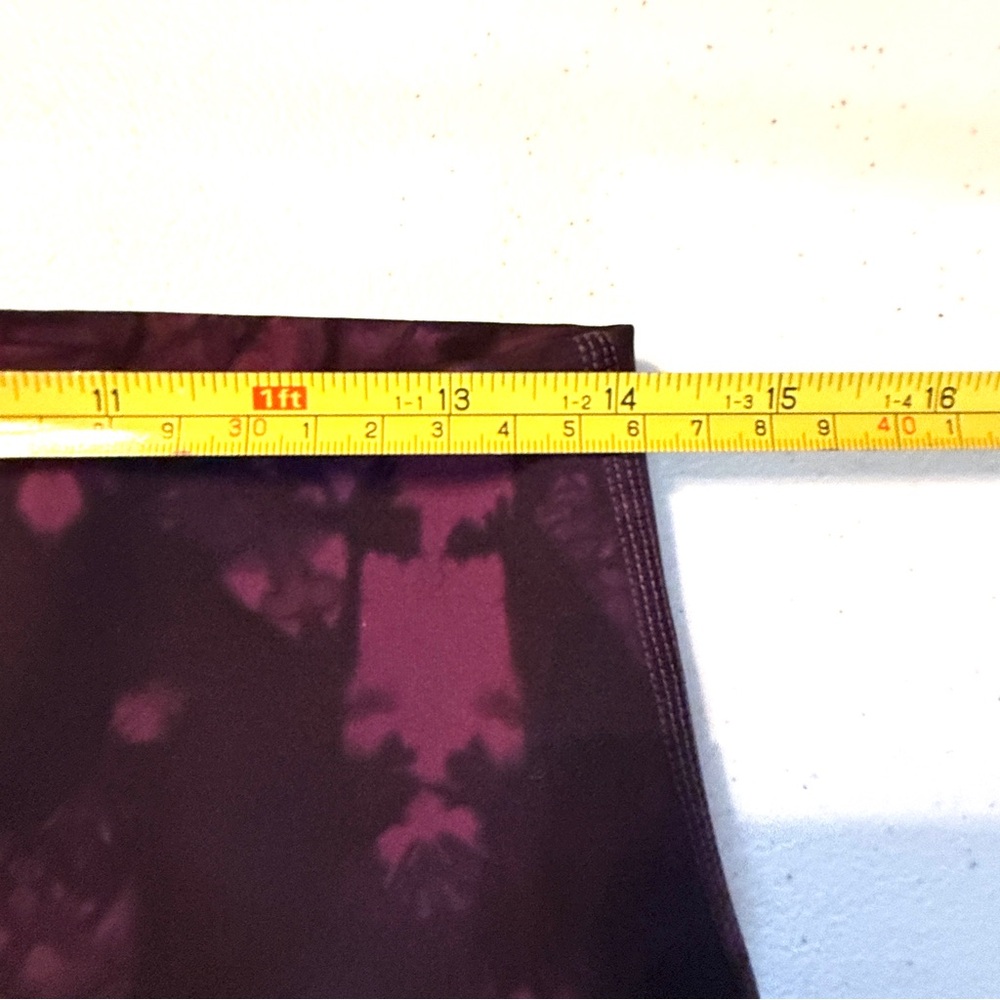 Lululemon -Wunder Under Pant (Hi-Rise)- Shibori Darkest Magenta Black - 10 - EUC - Picture 7 of 15